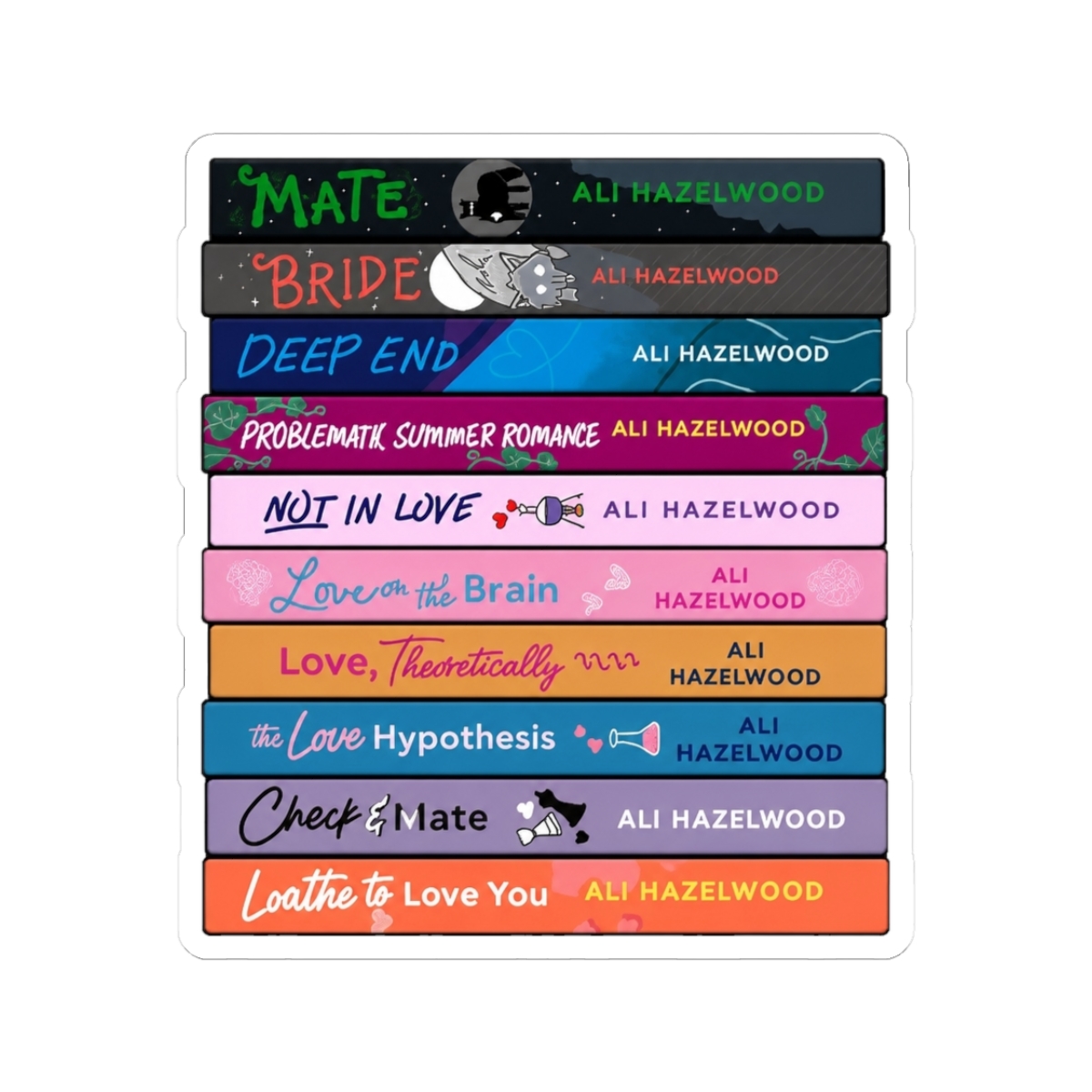 Ali Hazelwood Book Stack - Official Creator merchandise