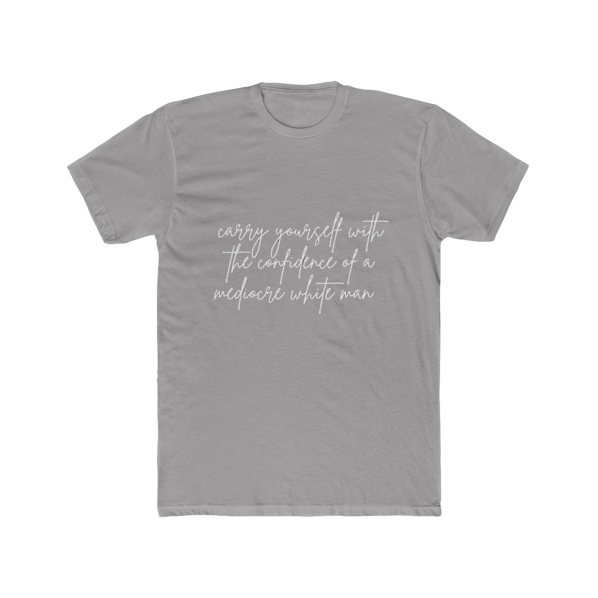 Carry Yourself with the Confidence of a Mediocre White Man Crop Top Shirt, Love Hypothesis Merch, Officially Licensed Ali Hazelwood Merch - Official t-shirts merchandise