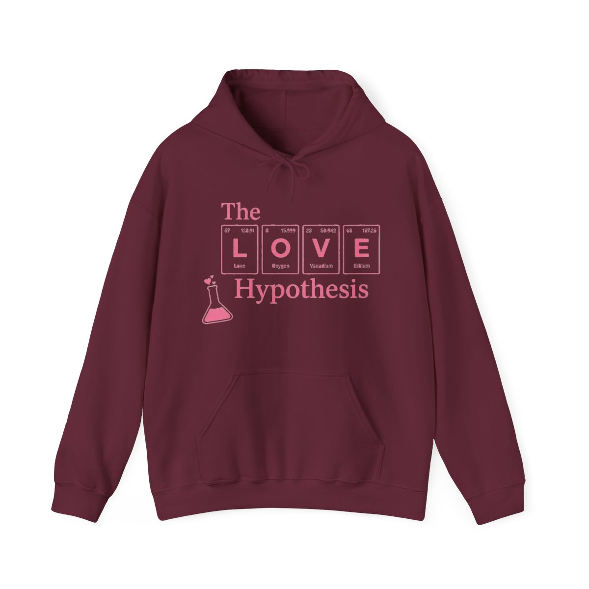 The Love Hypothesis Hoodie, Ali Hazelwood Bookish Hoodie, Adam Carlsen Fan Gift, STEMinist Romance Reader Crewneck Merch - alternate angle 3, merchandise