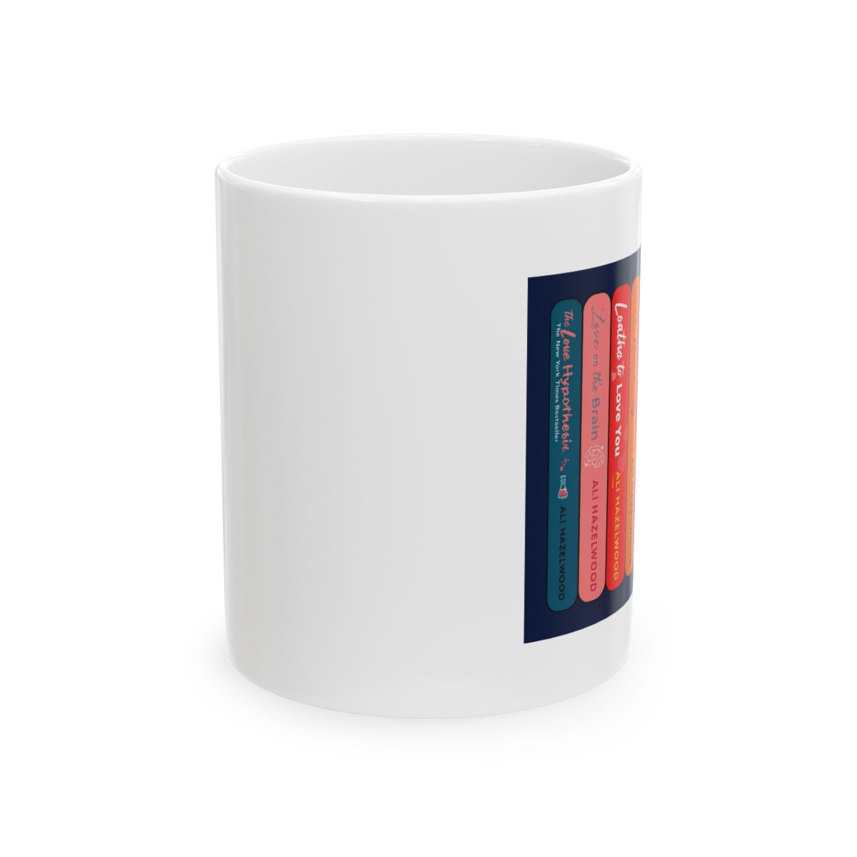 Ali Hazelwood Book Lover Mug: STEM Romance, Nerdy Couple Art - Official mugs merchandise