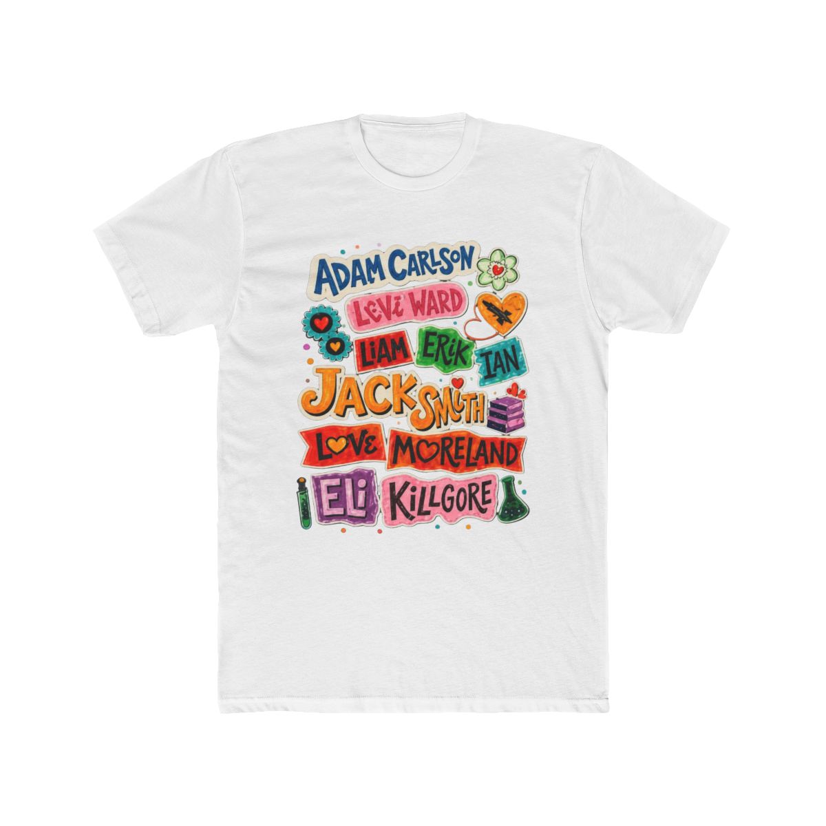 Adam Carlsen Love Hypothesis 2 side Tshirt, Ali Hazelwood Romance books Shirt Comfort Colors,STEM Book To Movie Merch, Gift For Book Lover - Official t-shirts merchandise