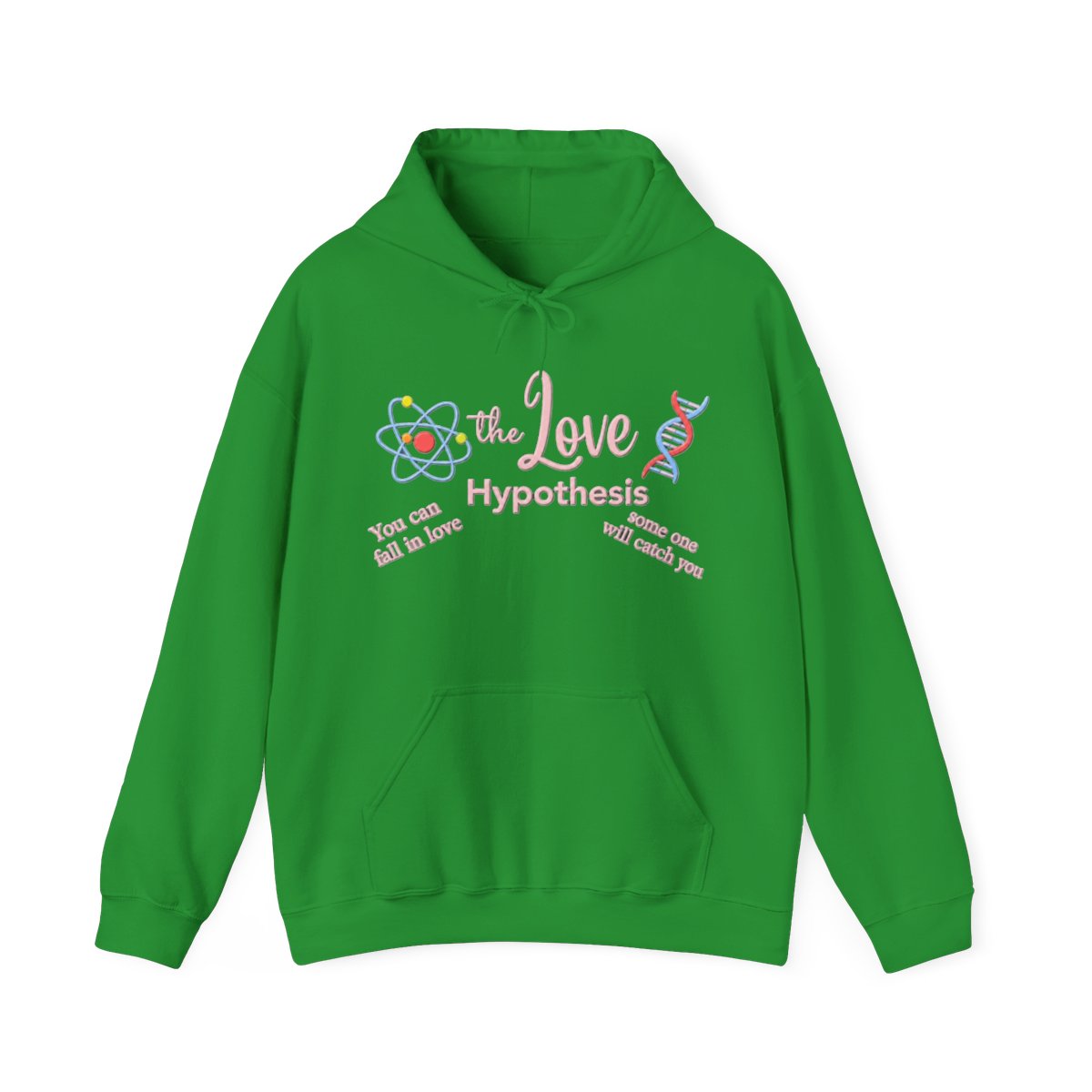 The Love Hypothesis Inspired Hoodie and Hoodie, Ali Hazelwood Book Club Merch, Romance Booktok Gifts - alternate angle 4, merchandise