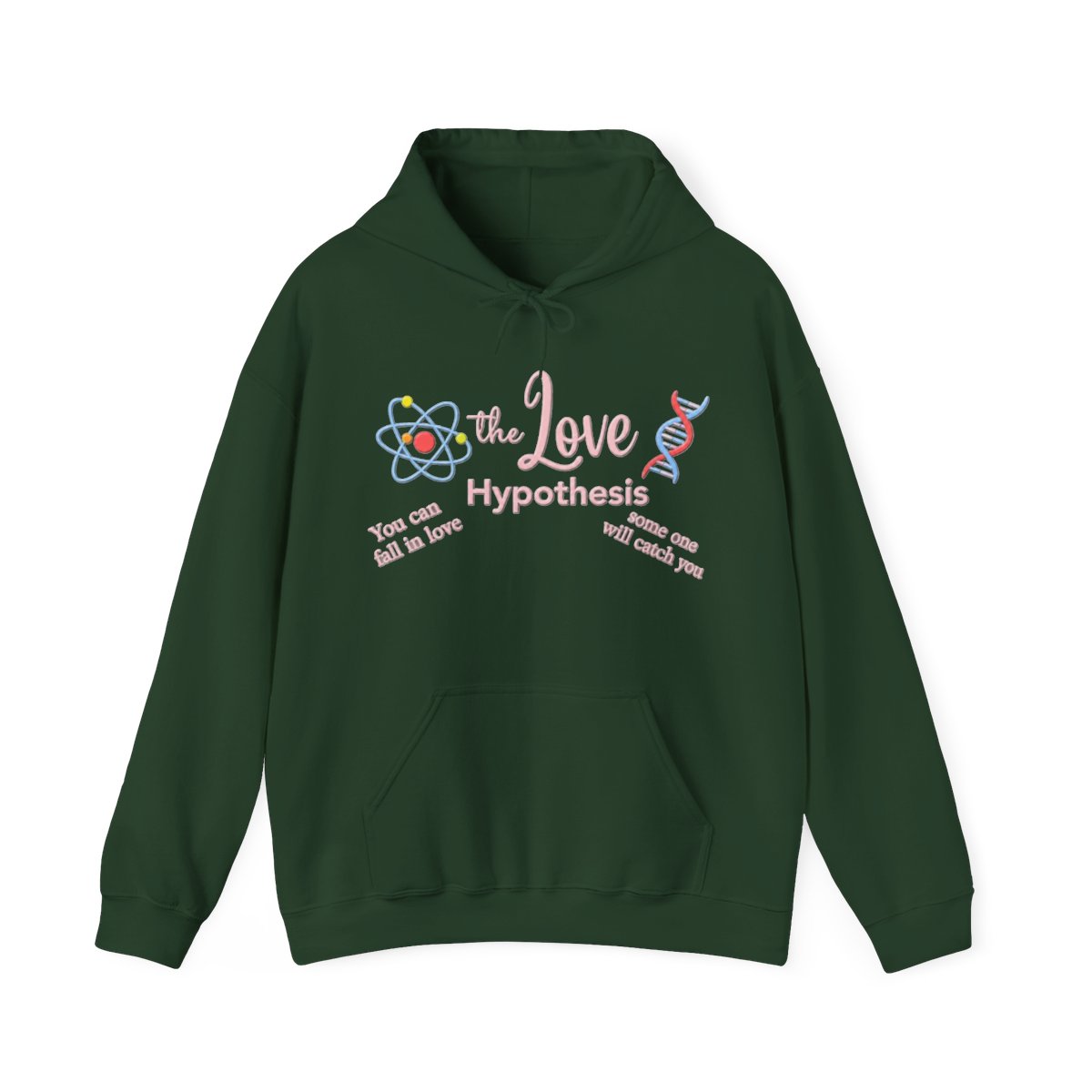 The Love Hypothesis Inspired Hoodie and Hoodie, Ali Hazelwood Book Club Merch, Romance Booktok Gifts - alternate angle 3, merchandise