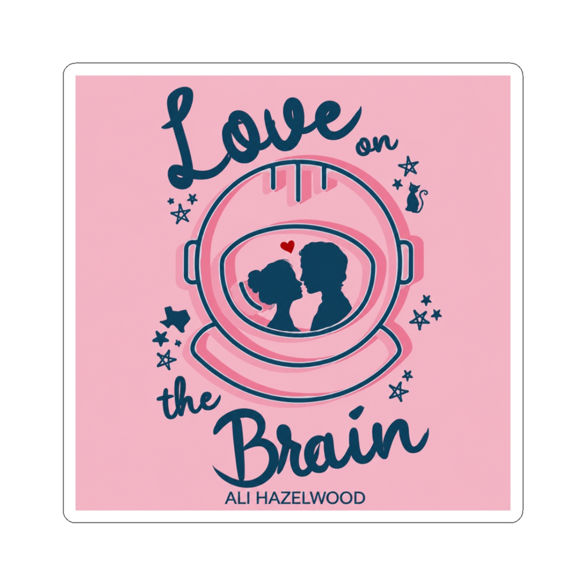 Love on the Brain cover Sticker | Ali Hazelwood - Official stickers merchandise
