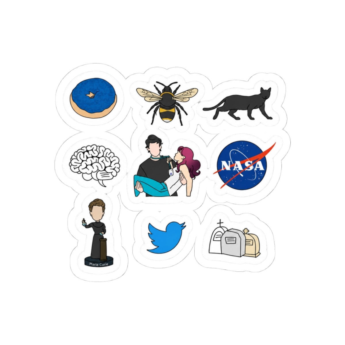 Love on the brain aesthetic Sticker | Ali Hazelwood - Official stickers merchandise