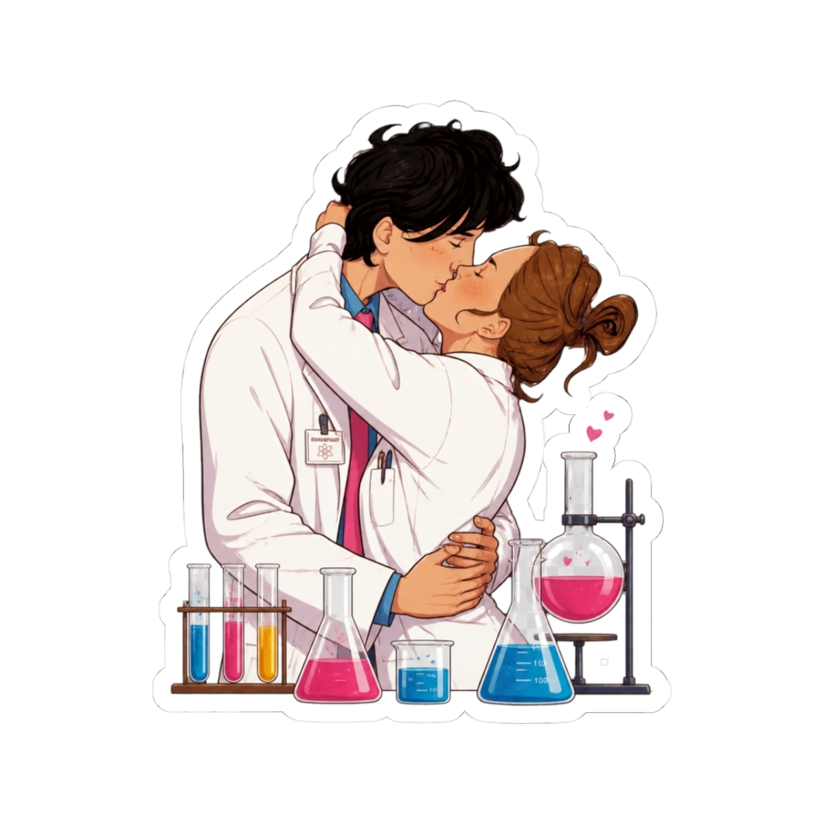 The Love Hypothesis Ali Hazelwood Book Sticker - Official stickers merchandise