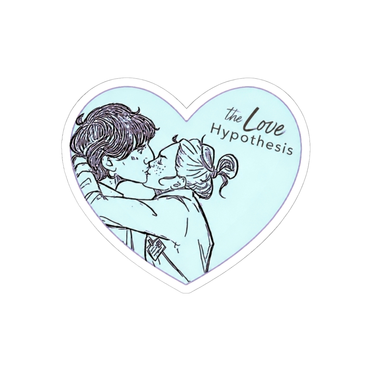Love Hypothesis Ali Hazelwood Heart - alternate angle 1, merchandise