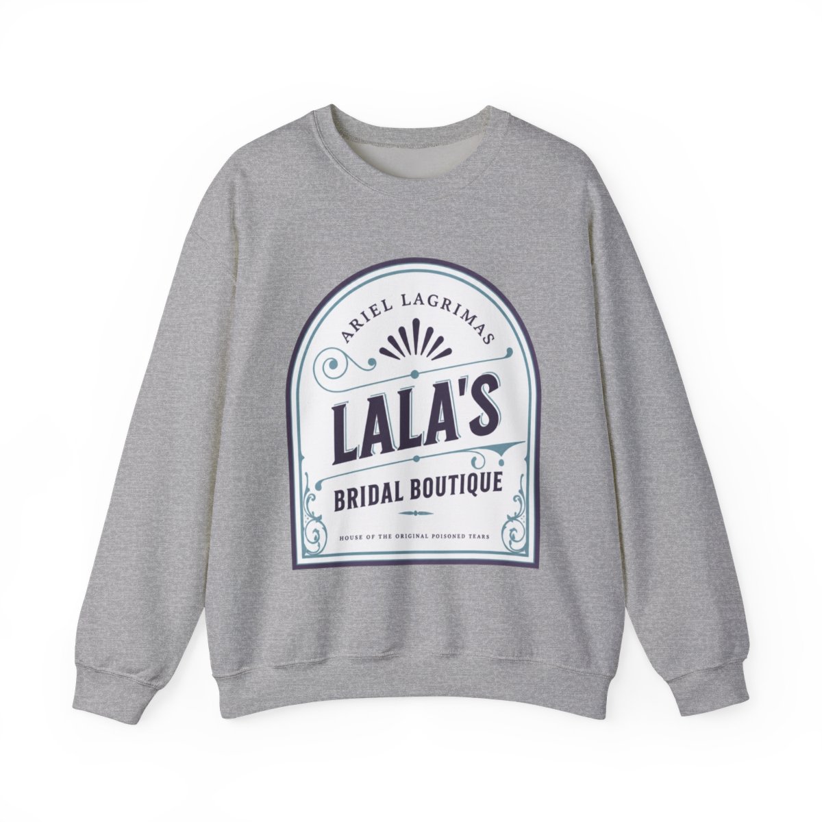 Lala's Bridal Boutique Heavyweight Sweatshirt | Ali Hazelwood - alternate angle 5, merchandise