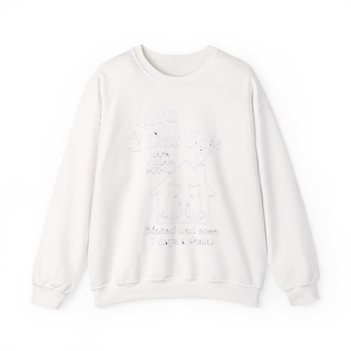 Levi's Cat Cafe Crewneck (Love On the Brain) | Ali Hazelwood - Official sweatshirts merchandise